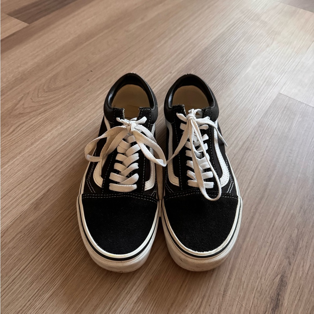 Vans Black and White Sneakers